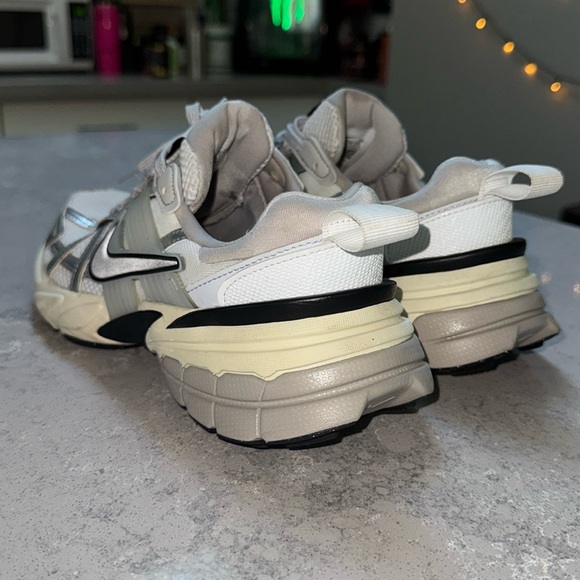 Nike Silver and White Sneakers - Picture 2 of 2